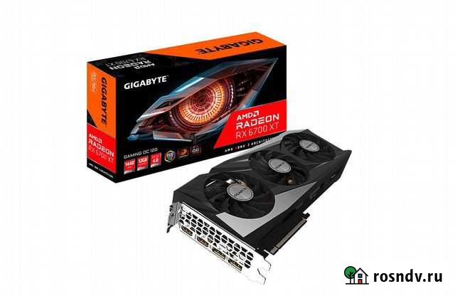 Видеокарта Gigabyte AMD 6700 XT 12гб Новокузнецк - изображение 1