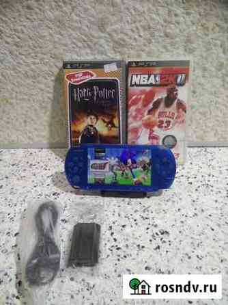 PSP 3008 blue сн1303808 прошита, 32гб Сергиев Посад