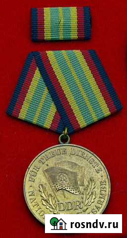 Гдр Медаль -За верную службу в NVA DDR in Silber Екатеринбург - изображение 1