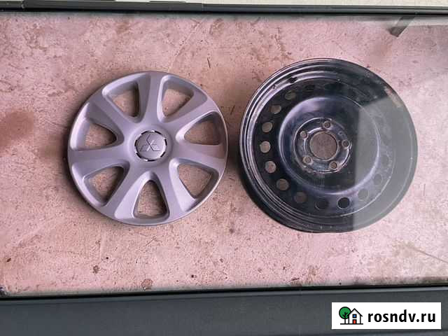 Диски штампованные r16 на mitsubishi. Аутландер Щёлково - изображение 1