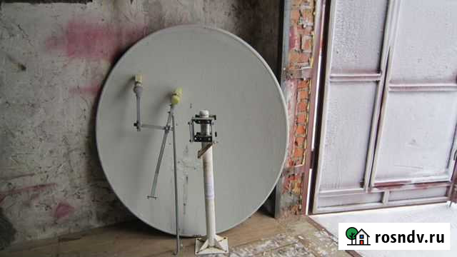Спутниковая антенна 1.2 x 1.4 м. с мачтой Сыктывкар - изображение 1