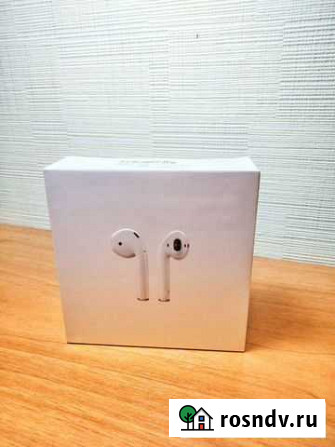 Новые Apple Airpods 2(original/оф.чек/оф.гаран Уфа - изображение 1