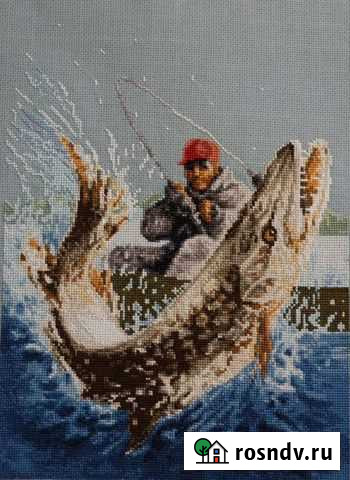 Остатки набора крестиком Рыбацкое счастье Смоленск - изображение 1