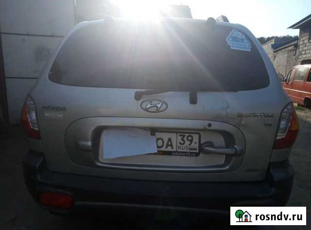 Задняя крышка на Santa Fe 2001-2005 Балтийск - изображение 1