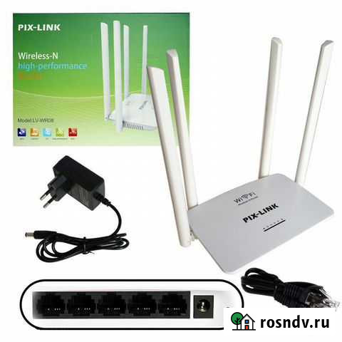 Стационарный Wi-Fi Роутер LV-WR08 P-Link Новый Калининград - изображение 1
