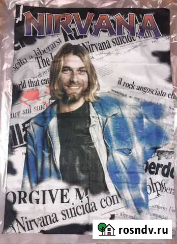 Плакат /постер/ баннер тканевой Nirvana Казань - изображение 1