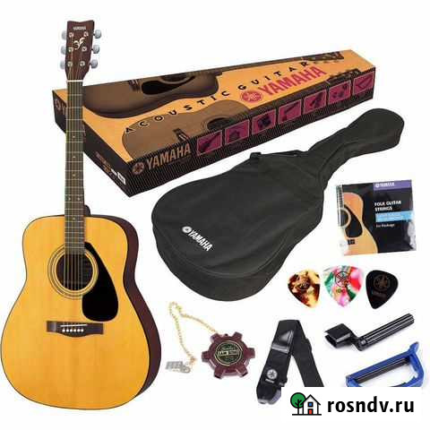 Yamaha F310P natural Акустическая гитара в наборе Новосибирск - изображение 1