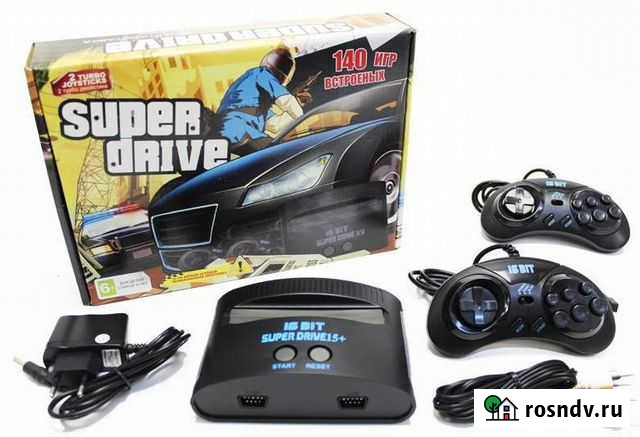 Игровая приставка к тв Sega (Сега) Super Drive GTA Челябинск - изображение 1