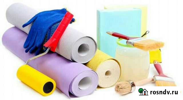 Поклейка обоев,ремонт квартир Красноярск - изображение 1