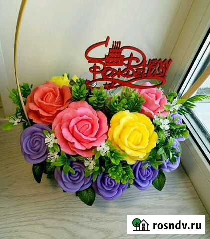 Букет из мыла ручной работы Брянск - изображение 1