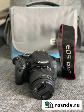 Зеркальный фотоаппарат canon 600D Тюмень - изображение 1