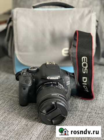 Зеркальный фотоаппарат canon 600D Тюмень - изображение 1