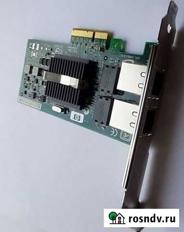 Сетевая карта hp nc360t dual pci-e 1gb Альметьевск - изображение 1