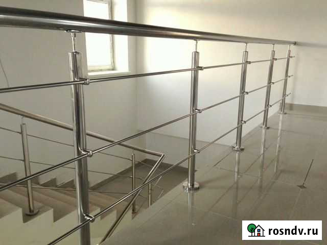 Перила из нержавейки. Перила сварные Майский - изображение 1