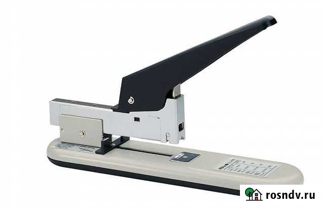 Степлер KW-trio 50-LB, 210 листов, черный и серый Волгоград - изображение 1