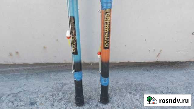 Удилища телескопические 2 шт Бийск - изображение 1