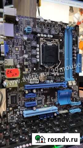 Материнская платат1155 h61 с гарантией Калининград - изображение 1