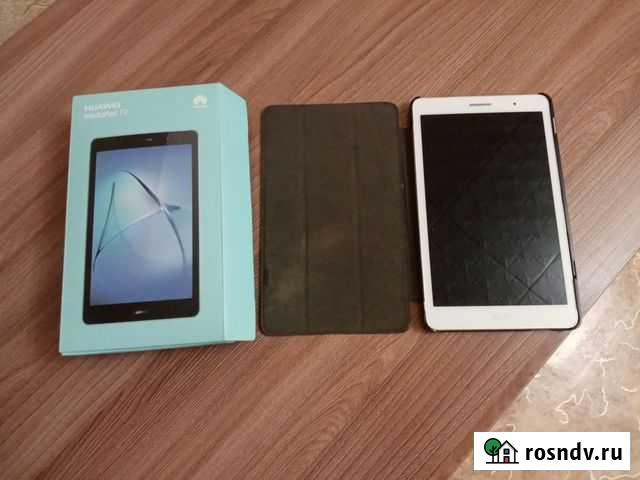 Как новый 3G Huawei Media Pad T3 16 Гб + чехол Хабаровск - изображение 1