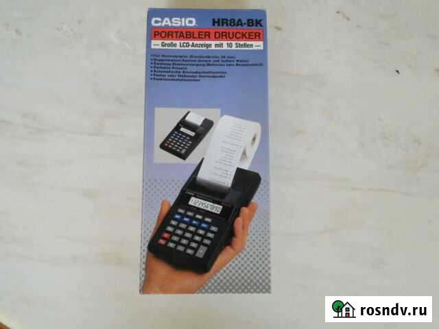 Casio HR 8A-BK Барнаул - изображение 1