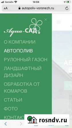 Бизнес по автоматическому поливу ландшафт дизайну Воронеж - изображение 1