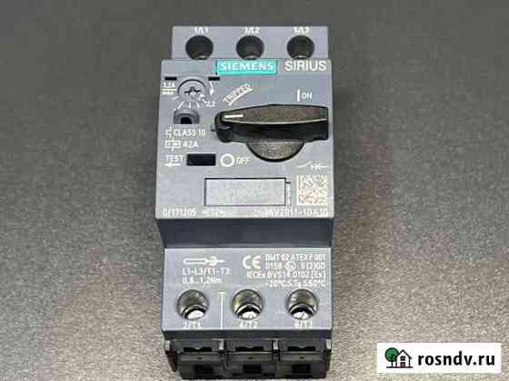 Siemens 3RV2011-1DA10 Выключатель, новый, 1 шт Ярославль