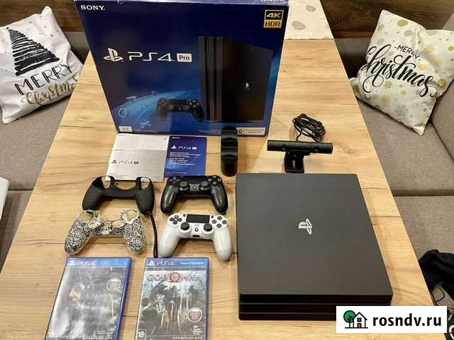 Sony playstation 4 PRO, 1Tb, полный комплект Самара - изображение 1