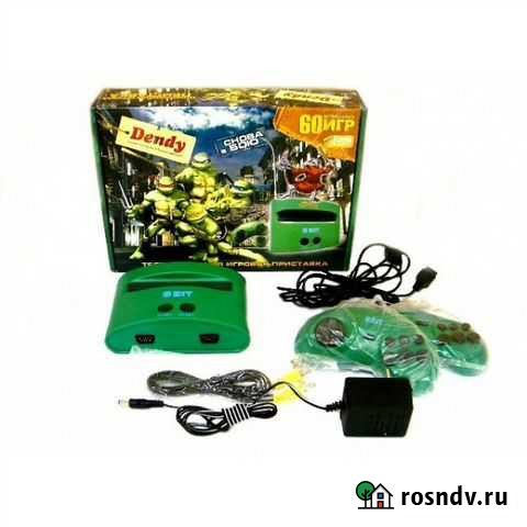 Dendy Turtles + 60 игр Иркутск - изображение 1