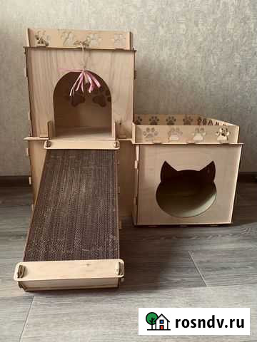 Домик для кошки с когтеточкой Волгодонск - изображение 1
