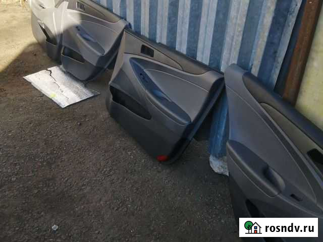 Комплект обшивок дверей Hyundai Sonata 6 YF Химки - изображение 1