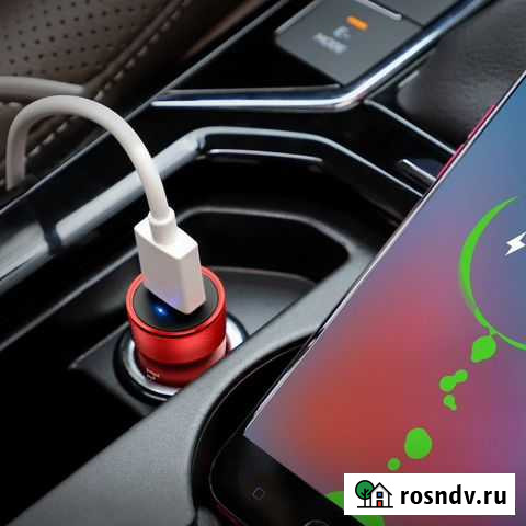 Автомобильная быстрая зарядка QC3.0 18W 5-12В hoco Калининград - изображение 1