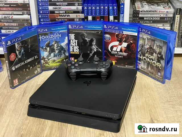 Sony PS4 Slim 1TB / Состояние новой Калининград - изображение 1