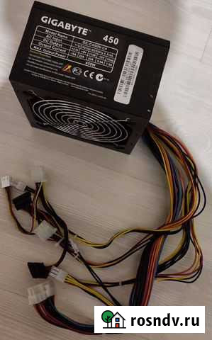 Блок питания gigabyte 450 Опочка - изображение 1