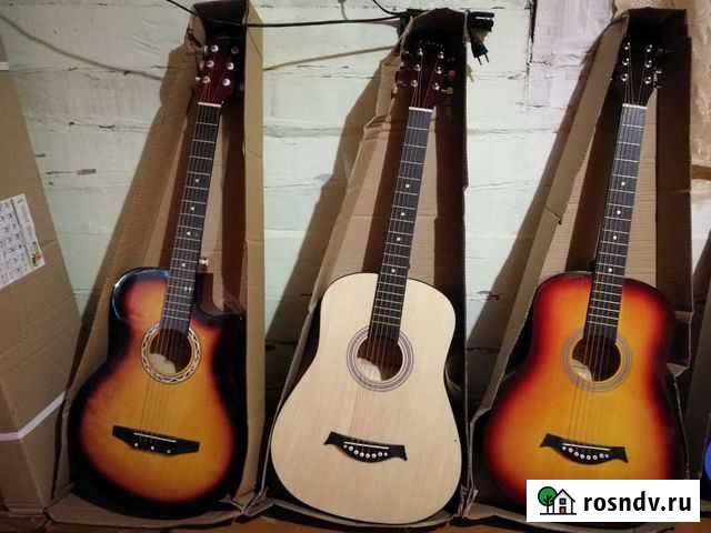 Гитара +Медиатор в подарок доставка Улан-Удэ - изображение 1