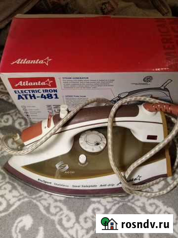Утюг Atlanta. Паровой. ант-481 Развилка - изображение 1