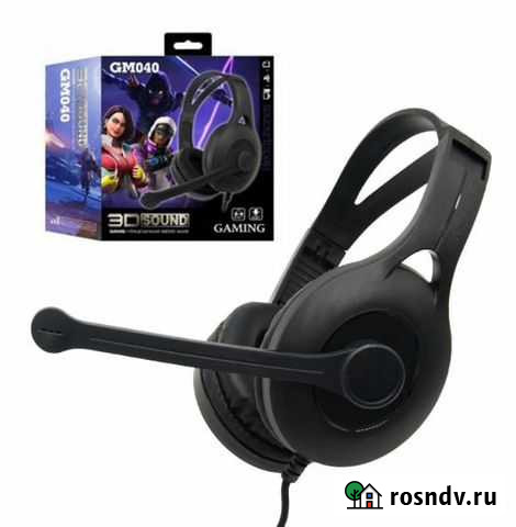 Игровые наушники GM040 (черный) Оренбург - изображение 1