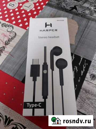 Наушники проводные type-C Омск - изображение 1