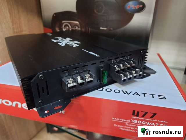 Новый усилитель мощности 4 х канальный Барнаул - изображение 1