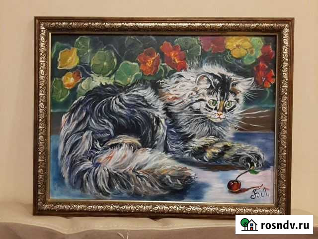 Картина маслом ручная работа Иркутск - изображение 1