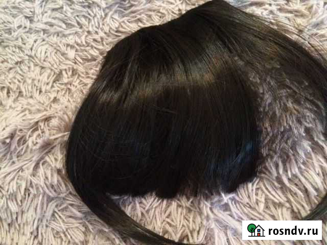 Челка (чёрная, из искуственных волос) Шебекино - изображение 1