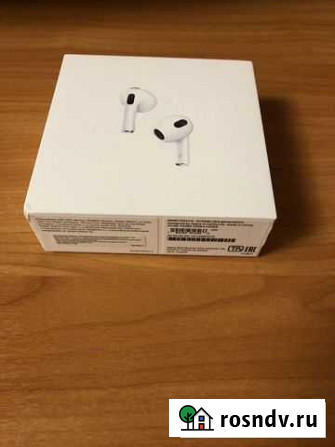 Беспроводные наушники airpods 3 оригинал Мурманск - изображение 1