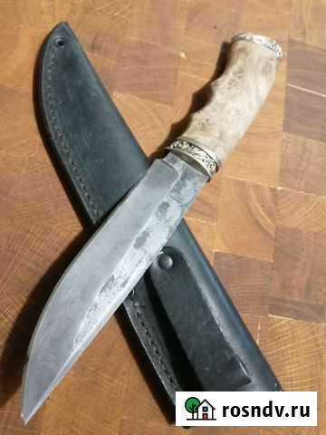 Отличный булатный нож ручной работы Улан-Удэ - изображение 1