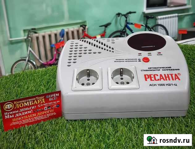 Стабилизатор напряжения Ресанта асн 1000 Н2/1-Ц Белово - изображение 1