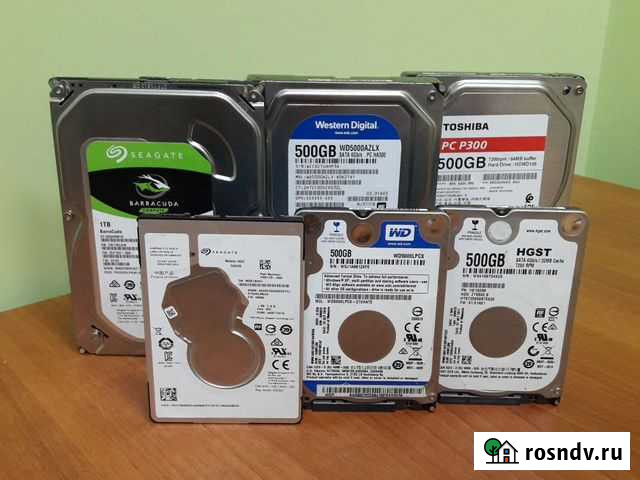 2.5-3.5 жесткие диски с гарантией Липецк - изображение 1