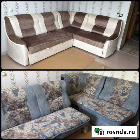 Перетяжка мягкой мебели на дому у заказчика Первоуральск - изображение 1