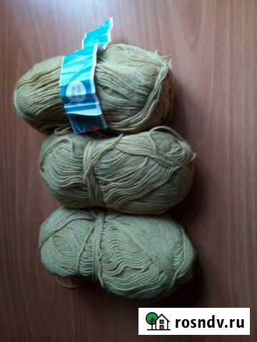 Нитки немецкие шерсть 6 мотков Липецк - изображение 1