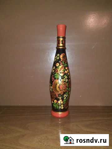 Бутылка расписная хохлома 0,7ml Нижний Новгород - изображение 1