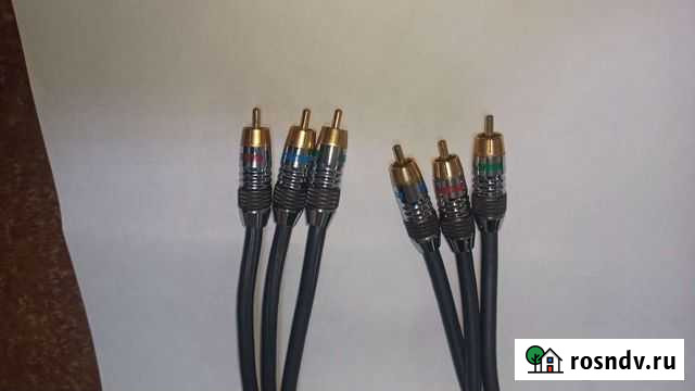 Компонентный аудио-видео кабель Hama Германия 1,5м Таганрог - изображение 1