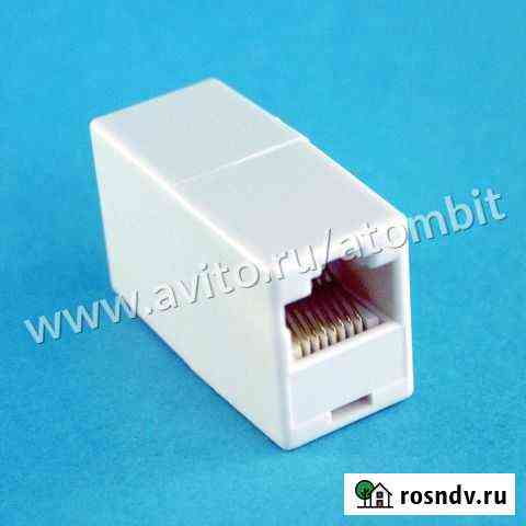 Удлинитель соединитель LAN RJ45 8C8C мама-мама Челябинск