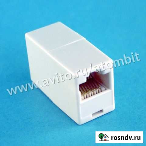 Удлинитель соединитель LAN RJ45 8C8C мама-мама Челябинск - изображение 1