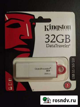 Флеш-накопитель Kingston 32 гб, новый Курган - изображение 1